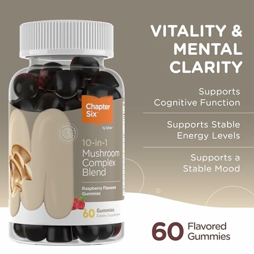 Zahler 10-in-1 Mushroom Gummies