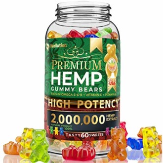 WELLUTION Hemp Gummies XXL