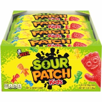 Box of Sour Patch Kids candy