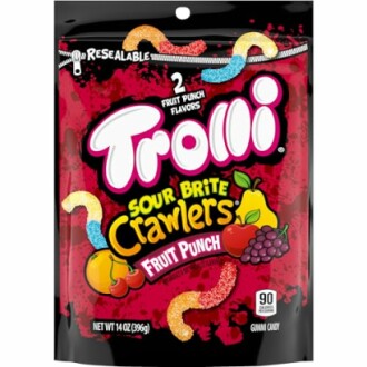 Trolli Sour Brite Crawlers Fruit Punch candy package