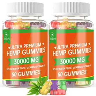 AFXMATE 2 Pack Hemp Gummies