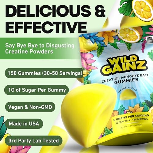 WILD GAINZ Creatine Gummies