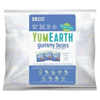 YumEarth Organic Gummy Bears - Fruity Gummy Candy Snack Packs